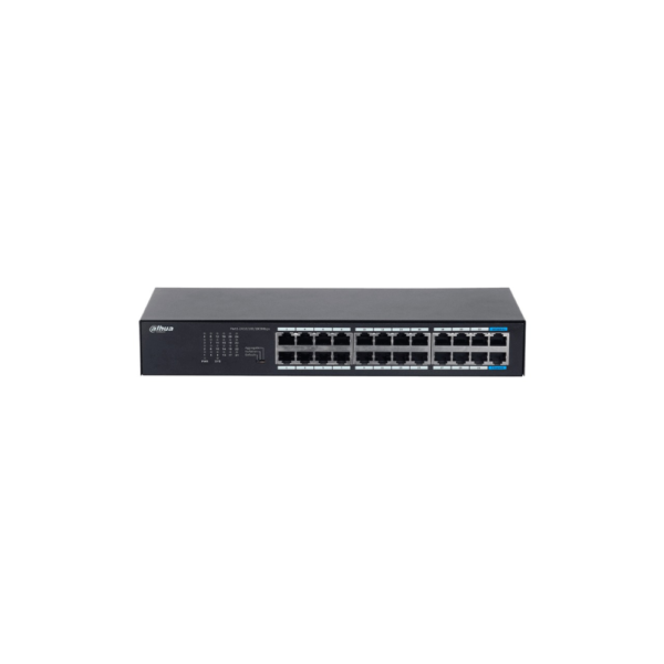 DH-S3024-24GT DAHUA DH-S3024-24GT - Switch Gigabit de 24 puertos no administrable, Capa 2, Carcasa metálica.