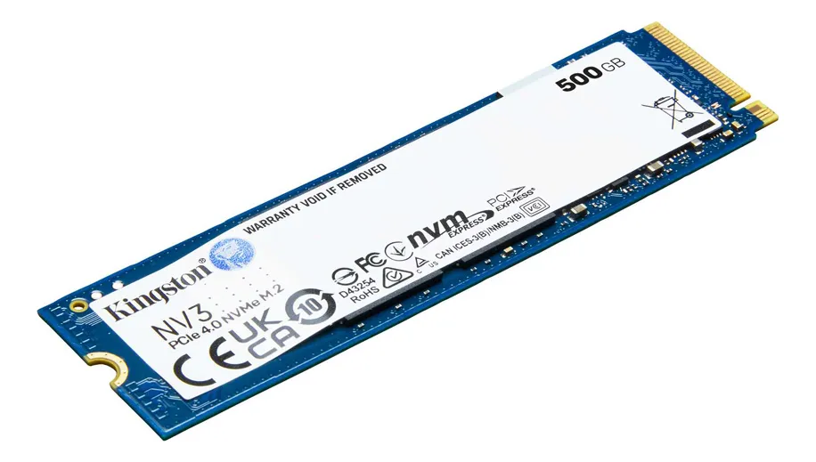 Unidad Ssd Interno Kingston Nv3 500gb M.2 Nvme 4.0 5000mb/s