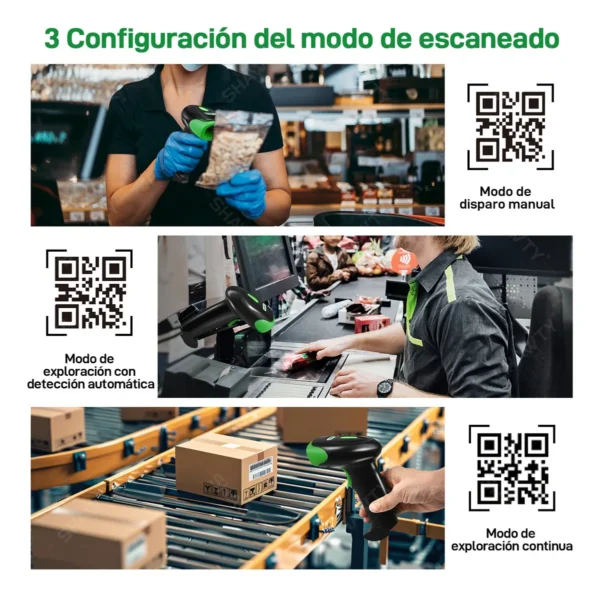 Lector De Códigos De Barras Inalámbrico Shawty