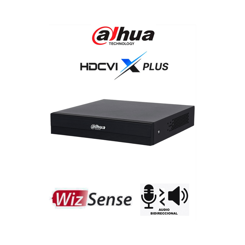 Dahua DH-XVR1B08H-I DAHUA DH-XVR1B08H-I/T - DVR de 8 canales 5MP Lite con WizSense