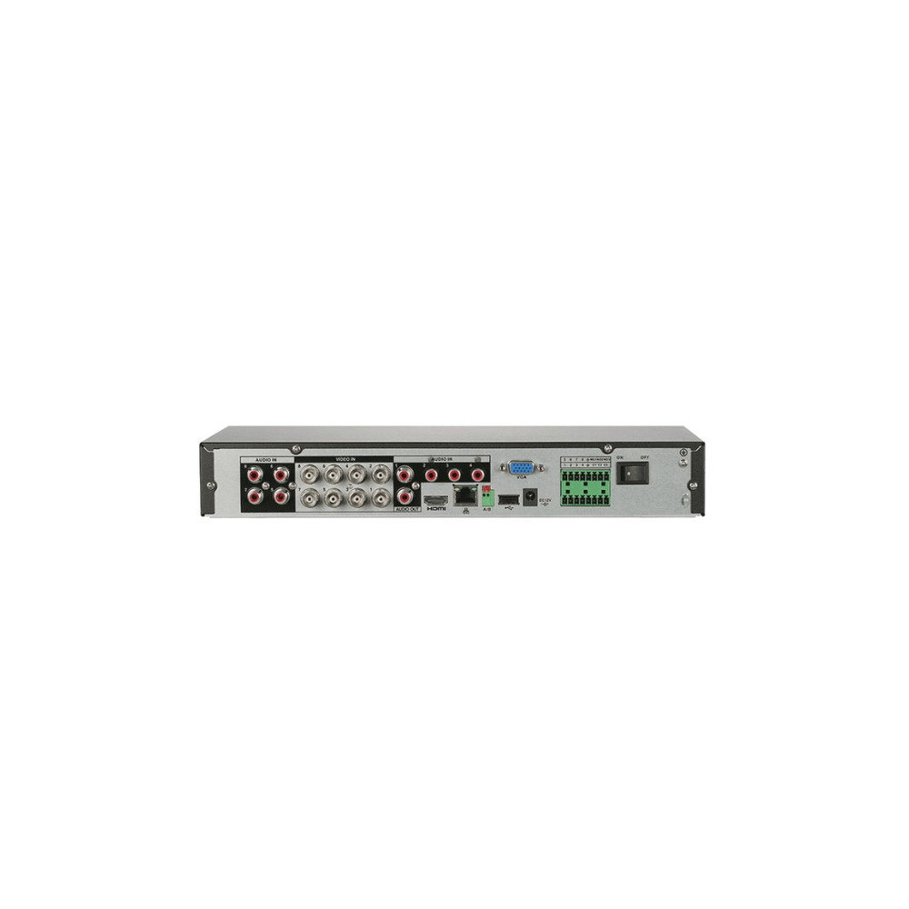 Dahua DH-XVR5108HE-I3T (1) DAHUA DH-XVR5108HE-I3/T - DVR de 8 Canales 5MP Lite WizSense/ HDCVI X PLUS/ Audio Bidireccional