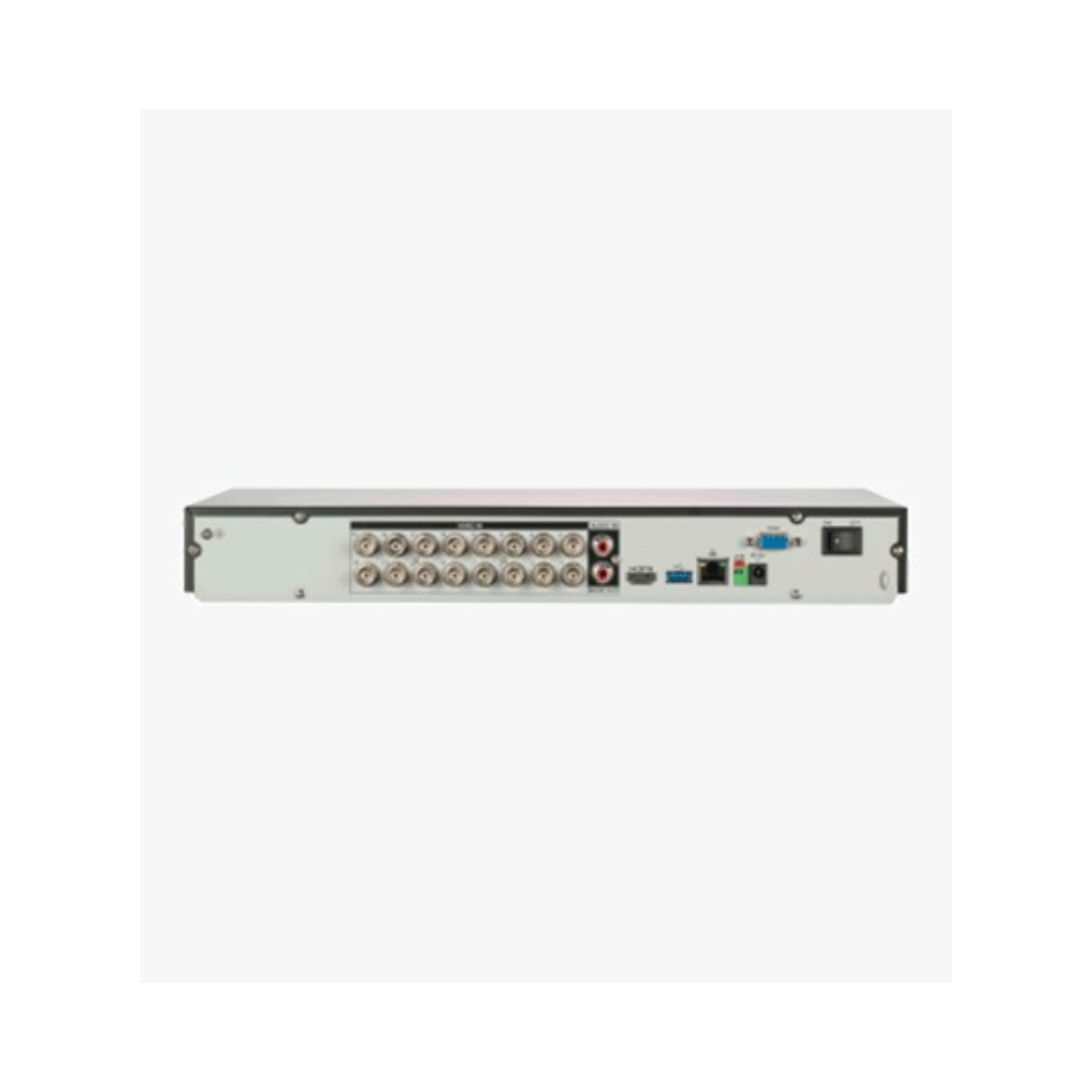 Dahua DH-XVR5216AN-I3 (2) DAHUA XVR5216AN-I3 - DVR de 16 Canales de 5 Megapíxeles Lite/ WizSense/ H.265+/ 2 Bahías de Discos Duros