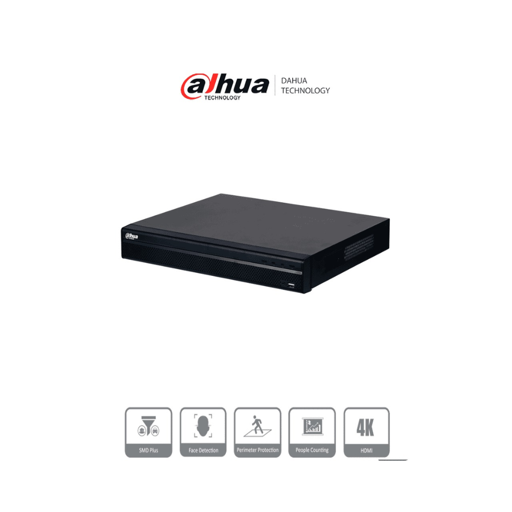 Dahua DHI-NVR4216-4KS3 DAHUA DHI-NVR4216-4KS3 NVR de 8 Megapixeles/ 4k
