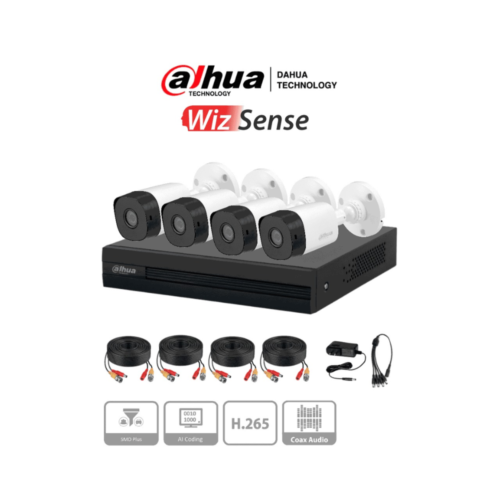 DAHUA Kit de 4 canales