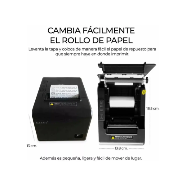 Impresora De Tickets Térmica De 80mm Aut. Im05 Ele Gate