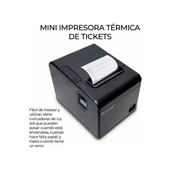 Impresora De Tickets Térmica De 80mm Aut. Im05 Ele Gate