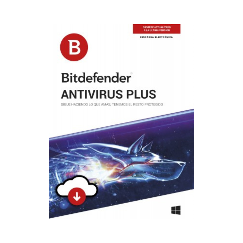 Antivirus Plus BITDEFENDER ESD, 1 usuario, 1 año