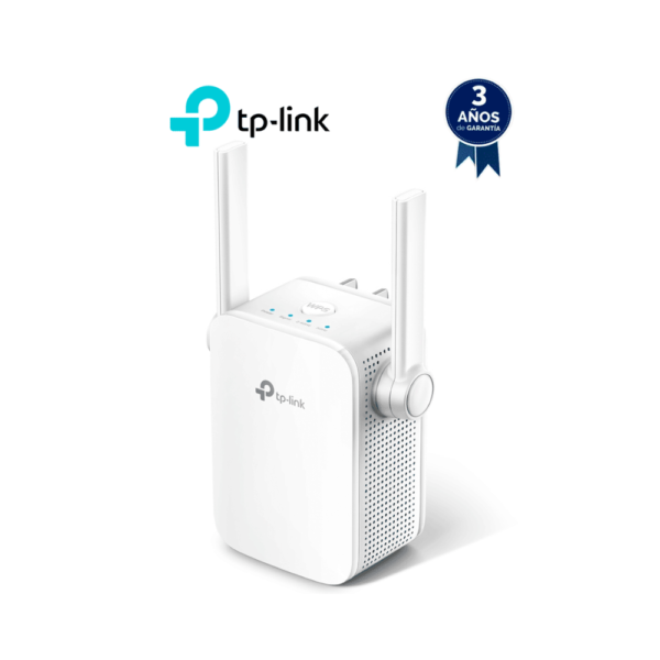 TP-LINK RE205 -Repetidor de señal WiFi AC750 con frecuencias de 2.4GHz (300Mbps) y 5GHz (433Mbps)