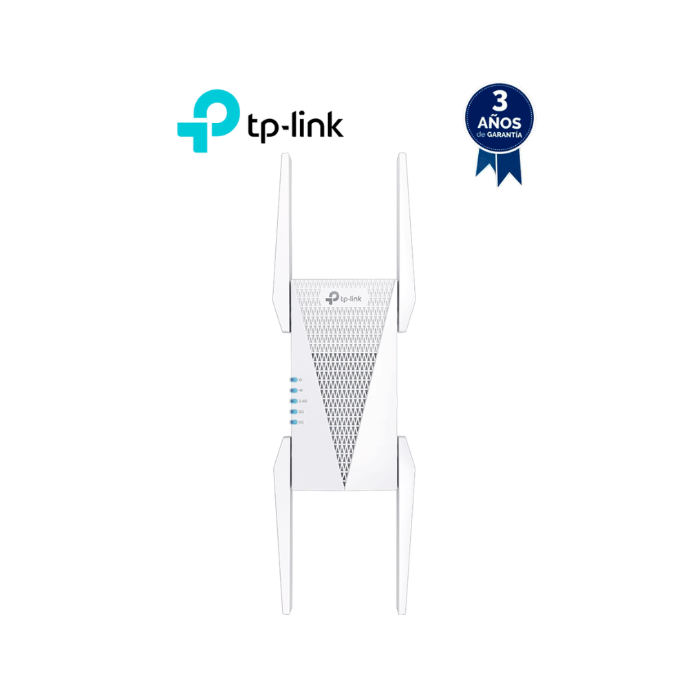 RE815XE TP-LINK RE815XE - Repetidor WiFi 6E Mesh , Tribanda con frecuencia de 6GHz y velocidades de 5.4Gbps